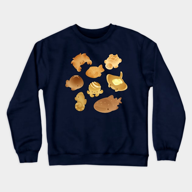 Naanimals Bread Animal Tee Crewneck Sweatshirt by OceanCo